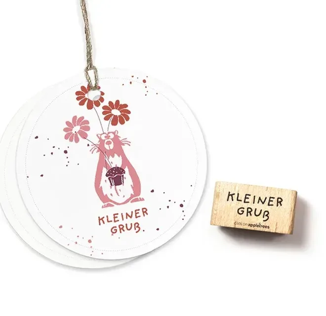 Stempel kleiner gruss Erdbeerpunkt Online Shop Schweiz