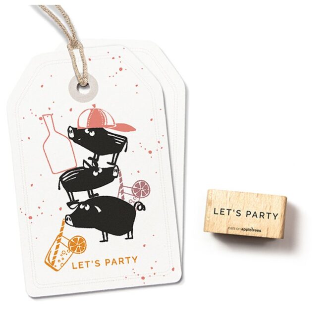 Stempel lets party Erdbeerpunkt Online Shop Schweiz