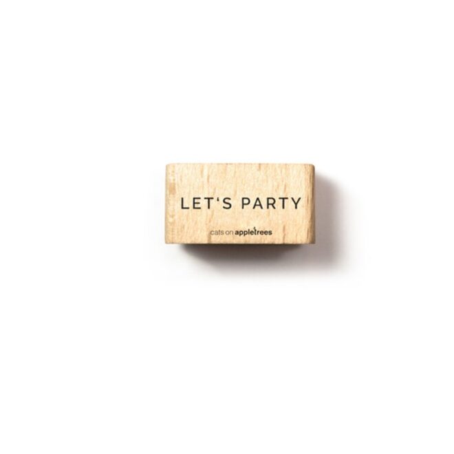Stempel lets party 2 Erdbeerpunkt Online Shop Schweiz