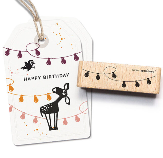 Stempel lichterkette Erdbeerpunkt Online Shop Schweiz