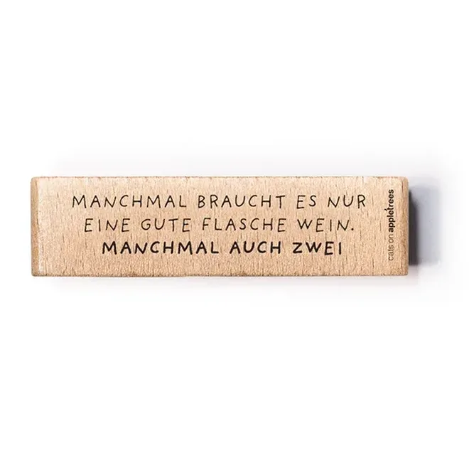Stempel manchmal braucht es nur eine flasche2 Erdbeerpunkt Online Shop Schweiz