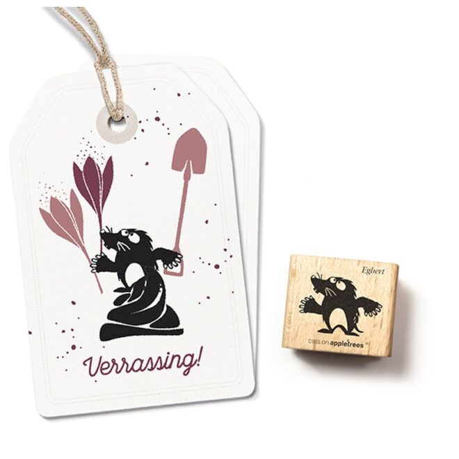 Stempel maulwurf egbert Erdbeerpunkt Online Shop Schweiz