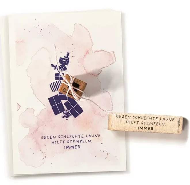 Stempel mit dir ist alles schoener2 Erdbeerpunkt Online Shop Schweiz