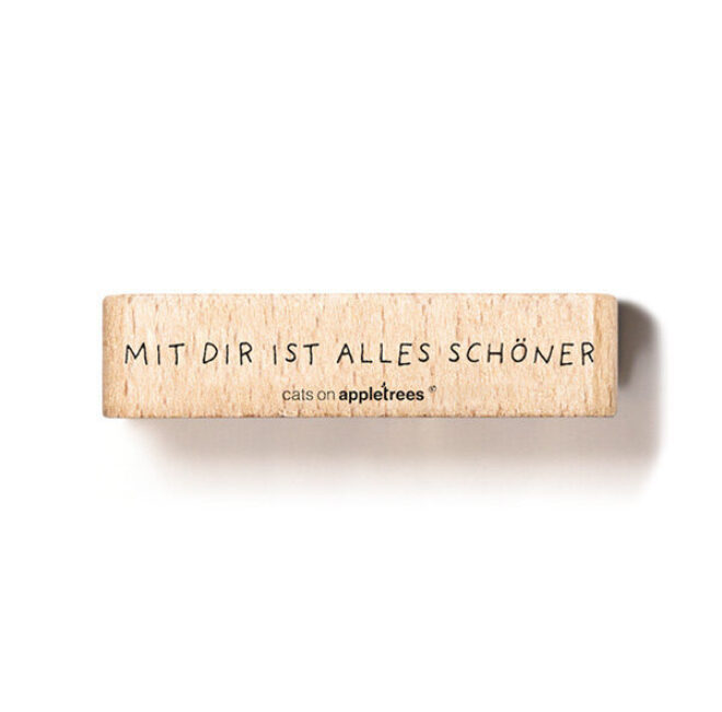 Stempel mit dir ist alles schoener3 Erdbeerpunkt Online Shop Schweiz