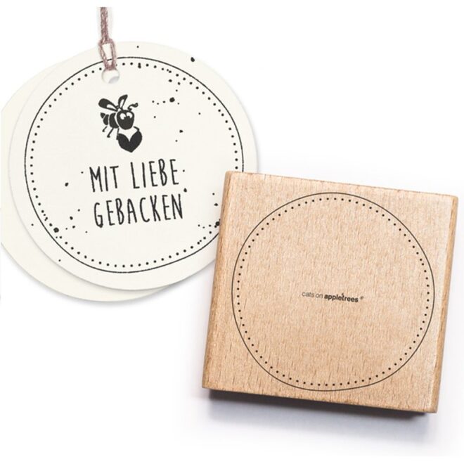 Stempel puenktchenrahmen rund 3 Erdbeerpunkt Online Shop Schweiz