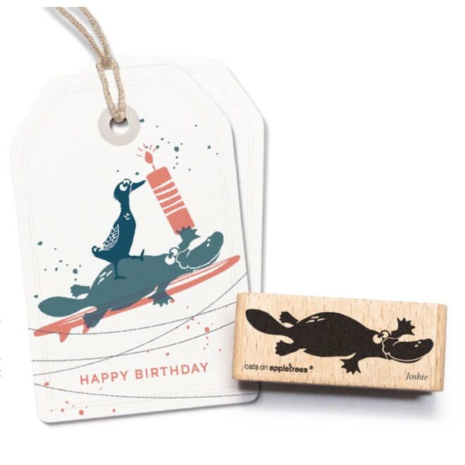 Stempel schnabeltier joshie Erdbeerpunkt Online Shop Schweiz
