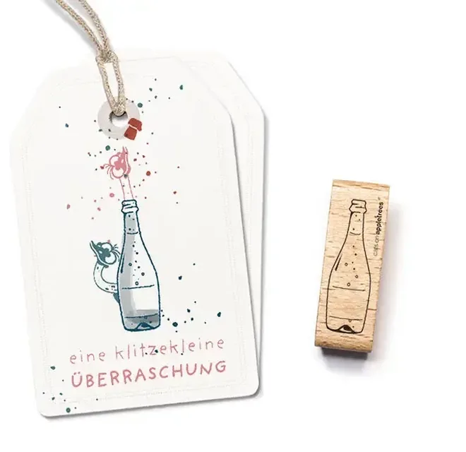 Stempel sektflasche Erdbeerpunkt Online Shop Schweiz