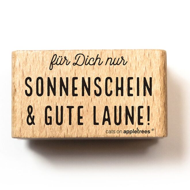 Stempel sonnenschein gute laune Erdbeerpunkt Online Shop Schweiz
