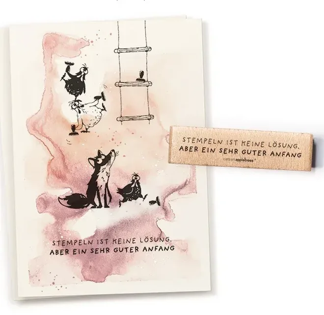 Stempel stempeln ist keine loesung Erdbeerpunkt Online Shop Schweiz