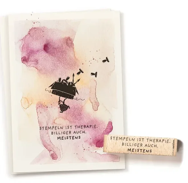 Stempel stempeln ist therapie Erdbeerpunkt Online Shop Schweiz
