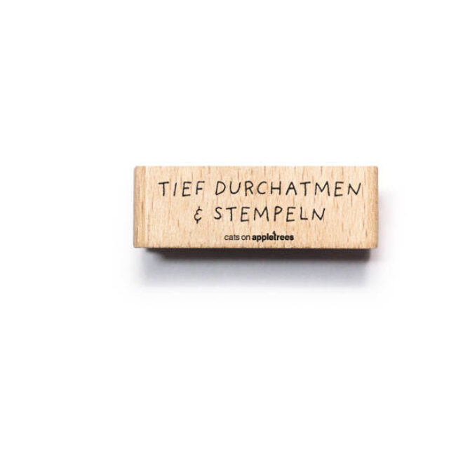 Stempel tief durchatmen stempeln 2 Erdbeerpunkt Online Shop Schweiz