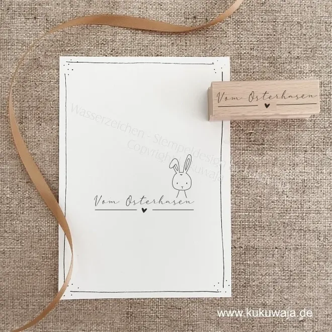 Stempel vomosterhasen 1 Erdbeerpunkt Online Shop Schweiz