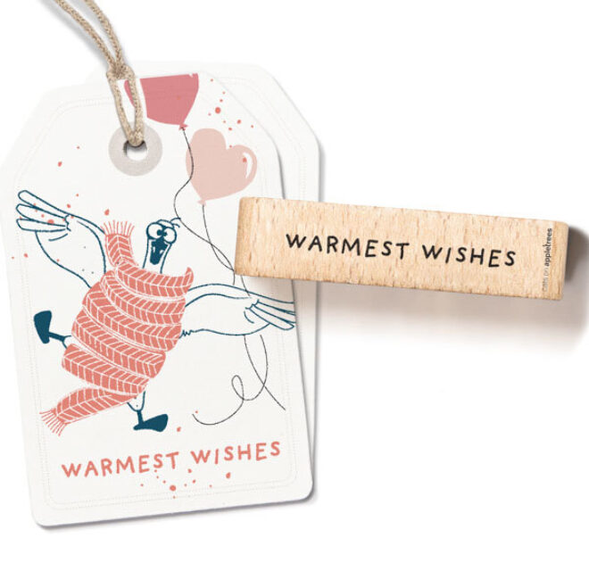 Stempel warmest wishes 28176 Erdbeerpunkt Online Shop Schweiz