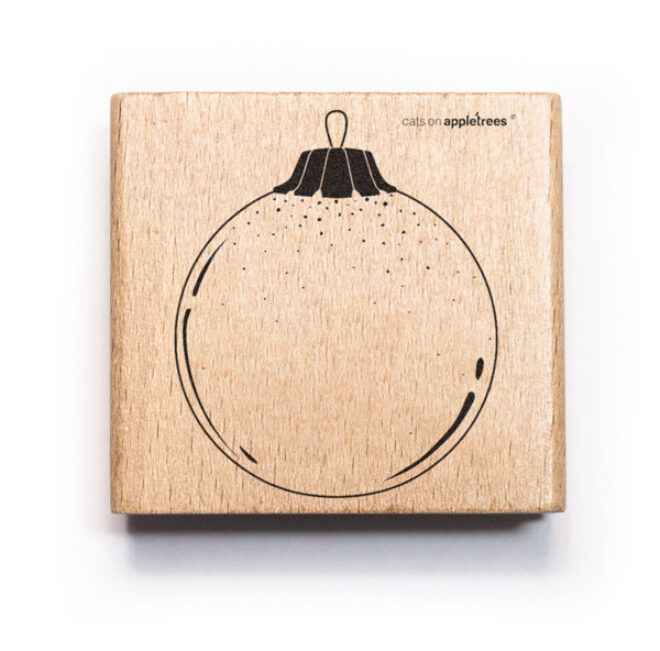 Stempel weihnachtskugel 7 outline 2 Erdbeerpunkt Online Shop Schweiz