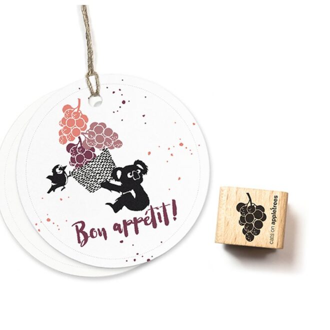 Stempel weintraube 2 dunkel Erdbeerpunkt Online Shop Schweiz