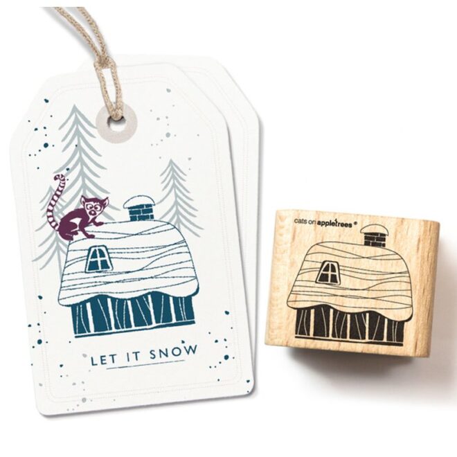 Stempel winterhuette Erdbeerpunkt Online Shop Schweiz