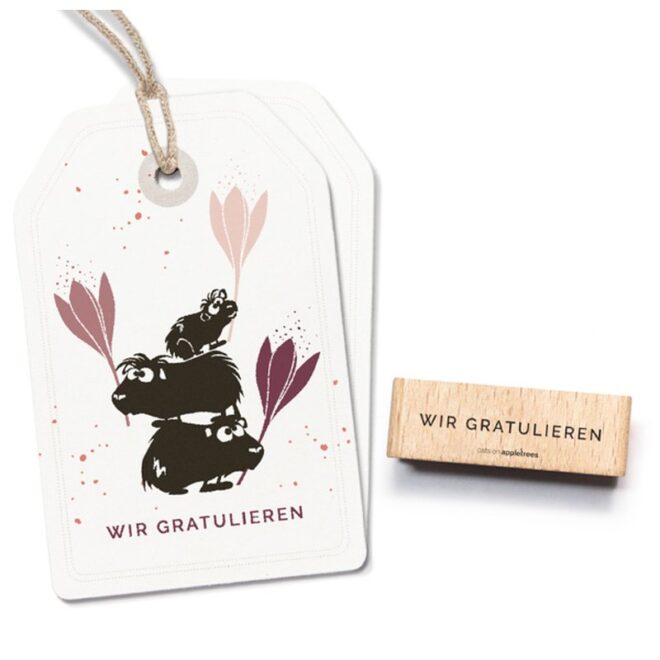 Stempel wir gratulieren 27646 Erdbeerpunkt Online Shop Schweiz