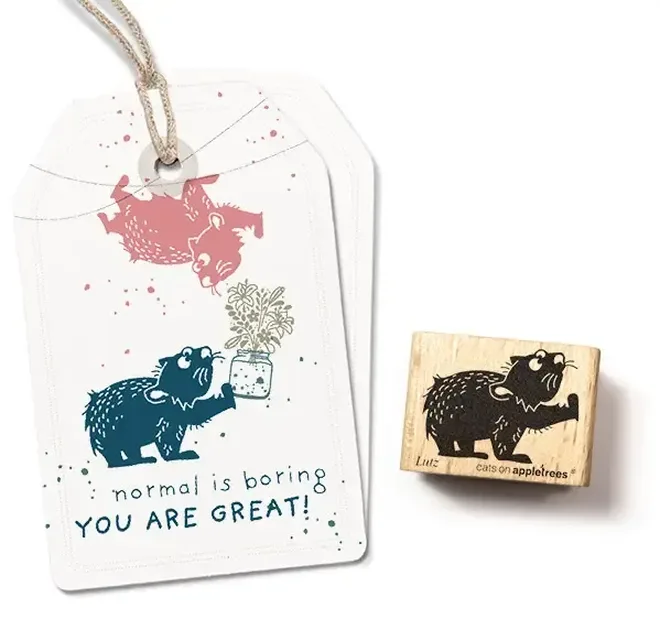 Stempel wombat lutz Erdbeerpunkt Online Shop Schweiz