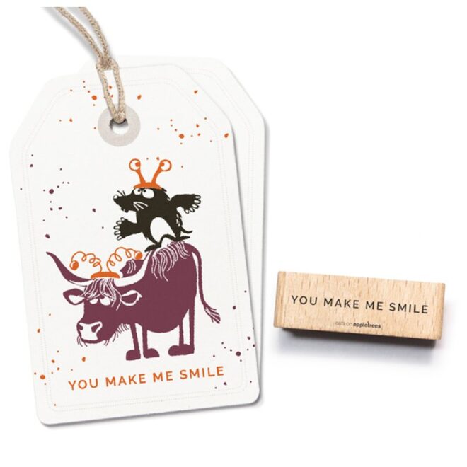 Stempel you make me smile 27676 Erdbeerpunkt Online Shop Schweiz
