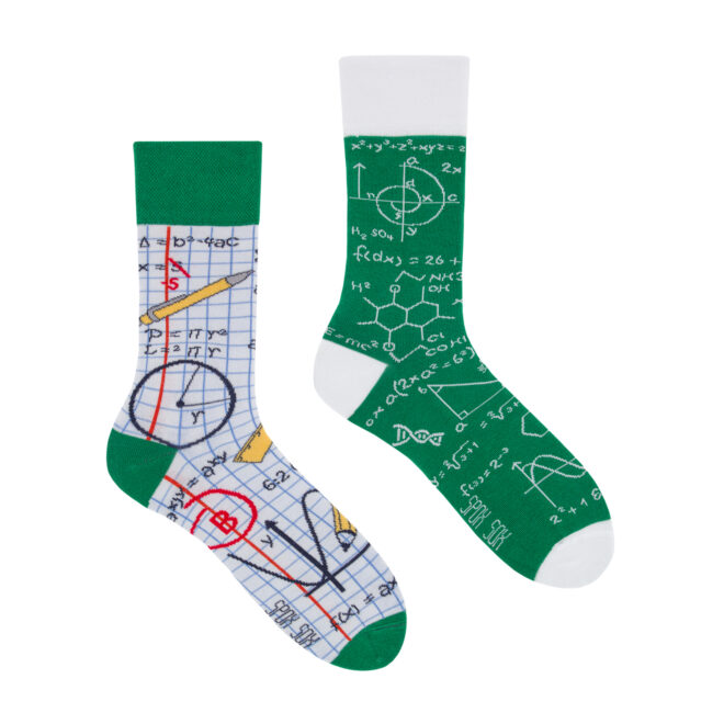 Szkola matematyka smieszne skarpetki casual Spox Sox Erdbeerpunkt Online Shop Schweiz