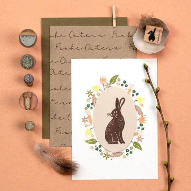 T077 frohe ostern perlenfischer stempel 03 jpg Erdbeerpunkt Online Shop Schweiz