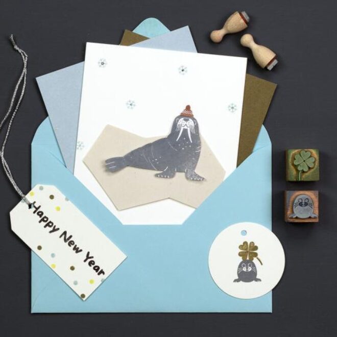 T089 happy new year3 perlenfischer stempel 03 jpg Erdbeerpunkt Online Shop Schweiz
