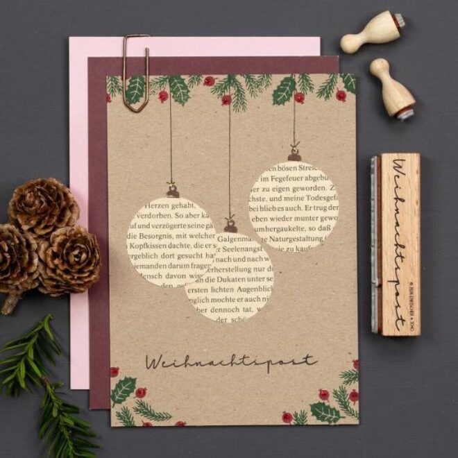 T090 weihnachtspost perlenfischer stempel 02 jpg Erdbeerpunkt Online Shop Schweiz