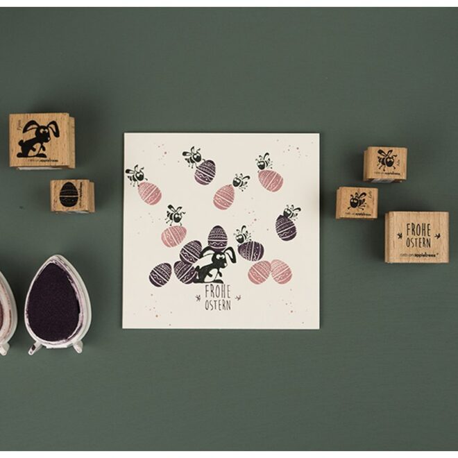 Typostempel frohe ostern 3 Erdbeerpunkt Online Shop Schweiz