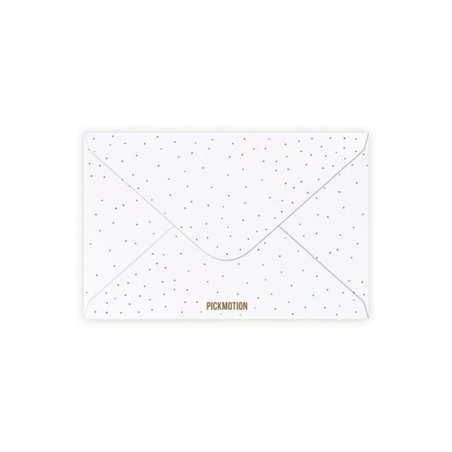 Umschlag kind mind postkarten gold dots Erdbeerpunkt Online Shop Schweiz