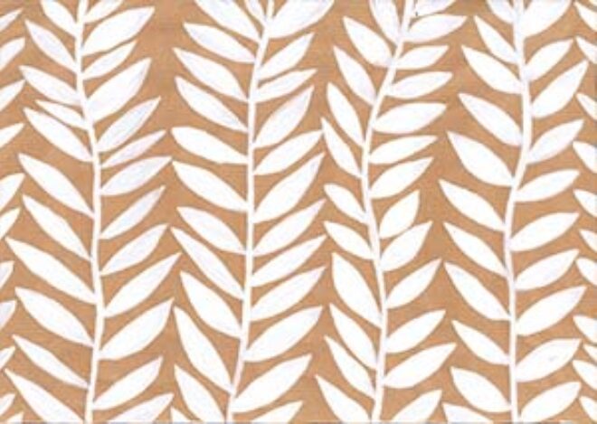 Weisse Blaetter auf Packpapier Erdbeerpunkt Online Shop Schweiz