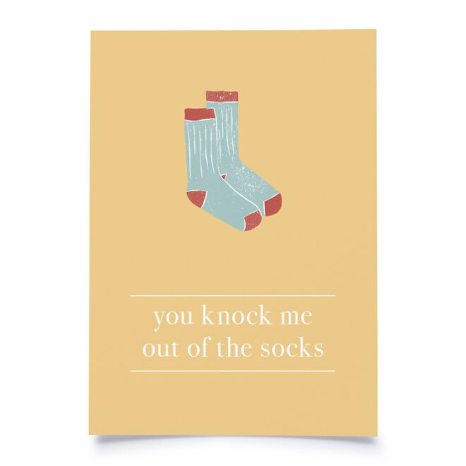 You knock me out of the socks Erdbeerpunkt Online Shop Schweiz