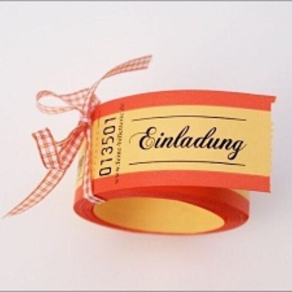 0000092 wertmarken einladung orange Erdbeerpunkt Online Shop Schweiz