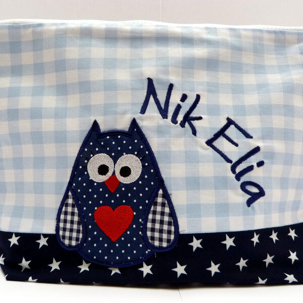 0000571 necessaire eule marine Erdbeerpunkt Online Shop Schweiz