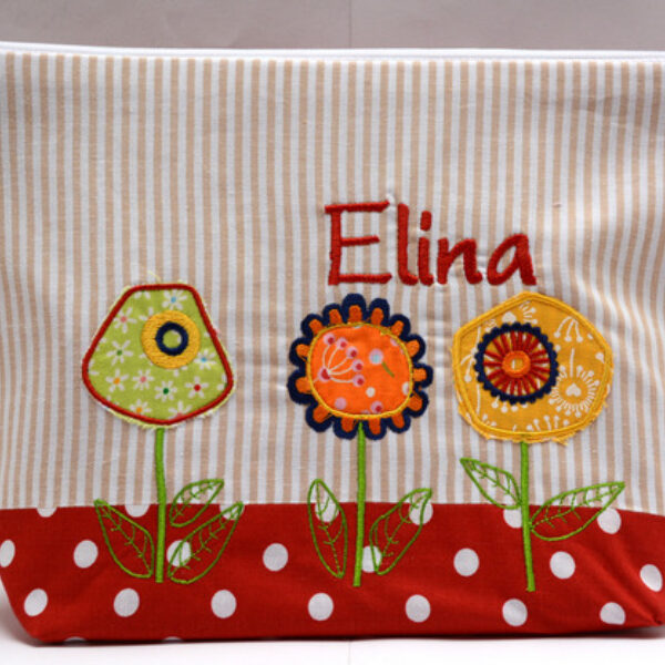 0001554 necessaire blumenpracht rot punkte Erdbeerpunkt Online Shop Schweiz
