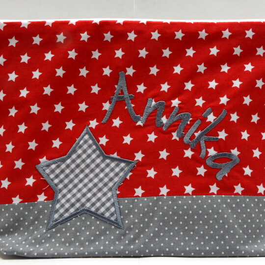 0001559 necessaire stern rotgrau sternenstoff Erdbeerpunkt Online Shop Schweiz