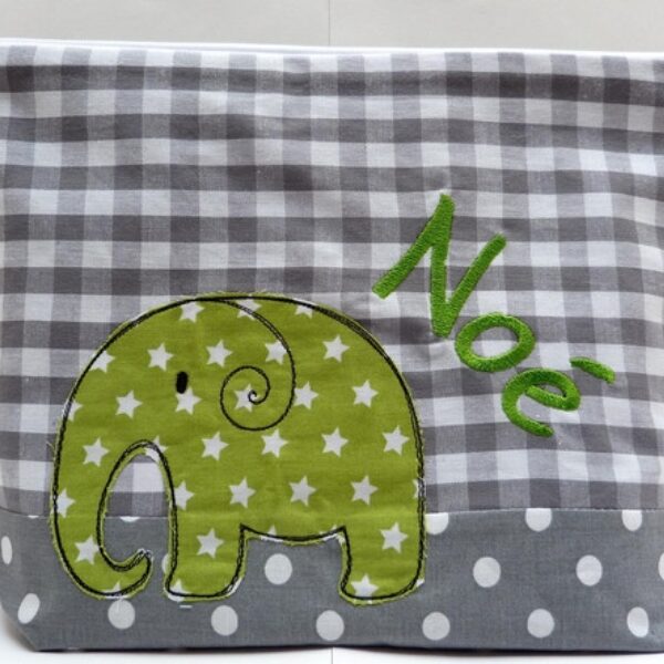 0002006 necessaire elefant grungrau Erdbeerpunkt Online Shop Schweiz