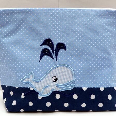 0002222 necessaire wal dunkel hellblau Erdbeerpunkt Online Shop Schweiz