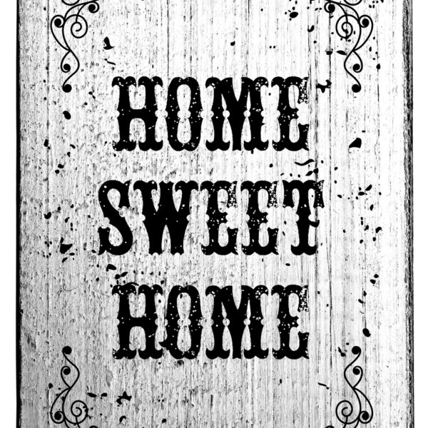 0003457 vintage stempel home sweet home Erdbeerpunkt Online Shop Schweiz