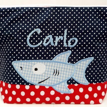 0003561 necessaire hai blaurot Erdbeerpunkt Online Shop Schweiz