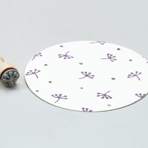 1 f090 5 knospen mini perlenfischer stempel Erdbeerpunkt Online Shop Schweiz