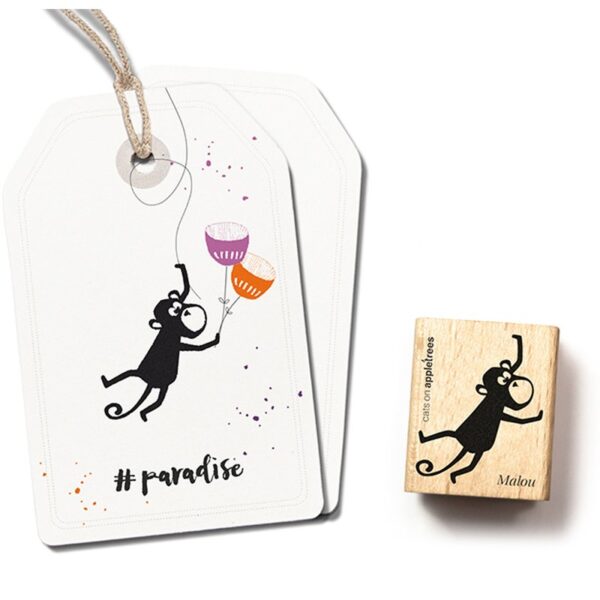 2541 stempel aeffchen malou Erdbeerpunkt Online Shop Schweiz