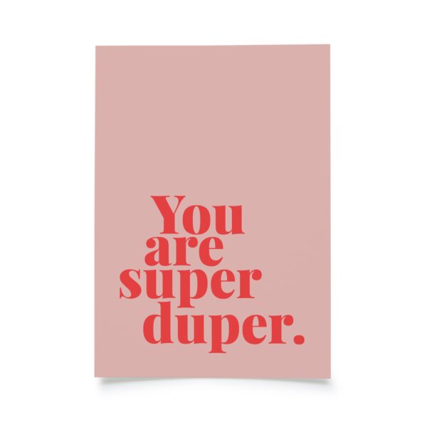 FD24 PK Tadah You are super duper Erdbeerpunkt Online Shop Schweiz