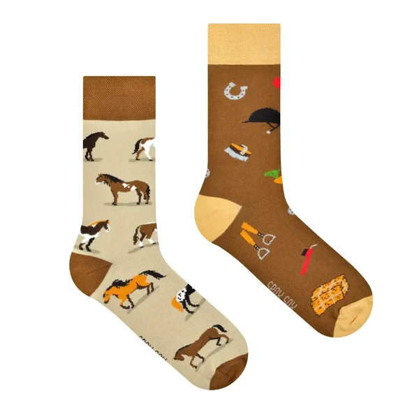Konie kolorowe skarpetki Spox Sox Erdbeerpunkt Online Shop Schweiz