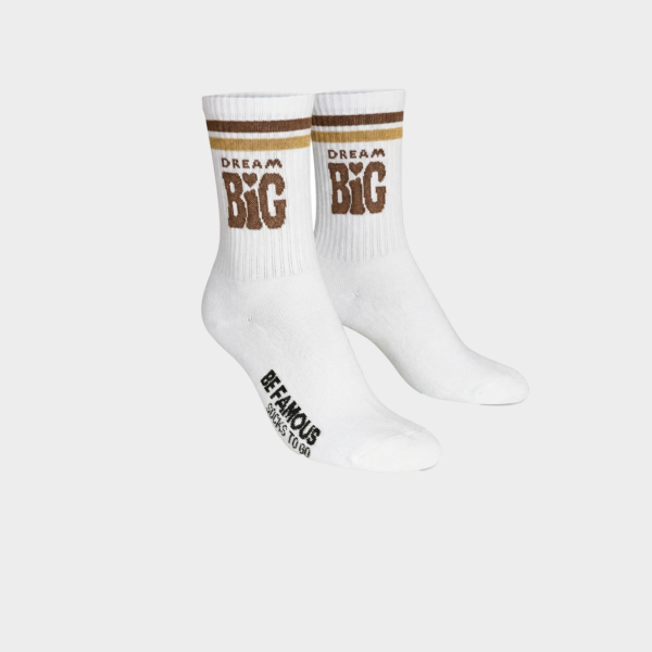 Screenshot 2026 09 22 at 23 00 11 Be Famous x Socks to go Statement Socken DREAM BIG BFSO 2539 white socks mocca beige stripes mocca statement 42 46 BFSO 2539 1 2 Erdbeerpunkt Online Shop Schweiz