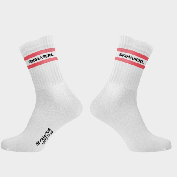 Screenshot 2026 09 23 at 22 04 25 Be Famous Socks to go Statement Socken SKIHASERL BFSO 32 white socks red stripe black statement 36 41 BFSO 32 1 1 Erdbeerpunkt Online Shop Schweiz