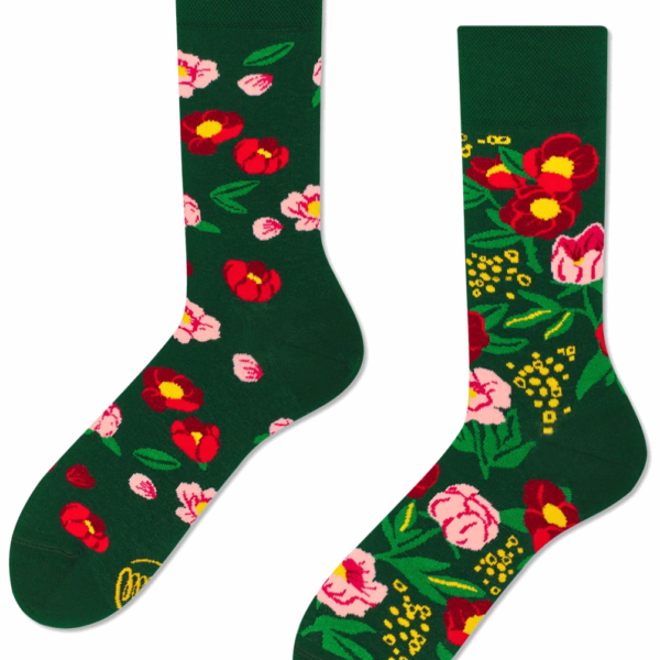 Screenshot 2023 09 06 at 08 56 18 FLOWER POWER GREEN Blumen Socken Many Mornings ch Erdbeerpunkt Online Shop Schweiz