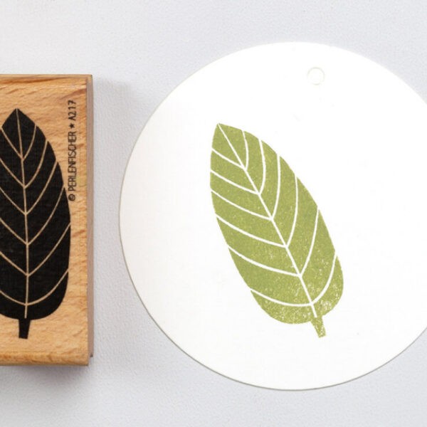 A217 magnolienblatt perlenfischer stempel Erdbeerpunkt Online Shop Schweiz