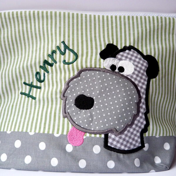 Bestickend KT Hund gruen 1422104068 405 Erdbeerpunkt Online Shop Schweiz