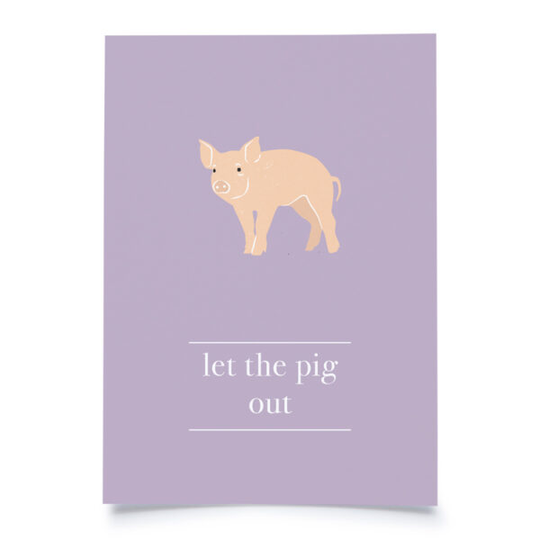 D english i let the pig out Erdbeerpunkt Online Shop Schweiz
