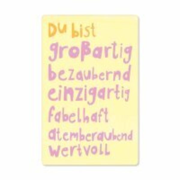 Du bist grossartig bezaubernd Erdbeerpunkt Online Shop Schweiz